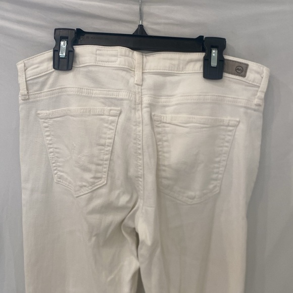 AG Adriano Goldschmied Straight cuffed White Denim size 28 - Picture 6 of 9